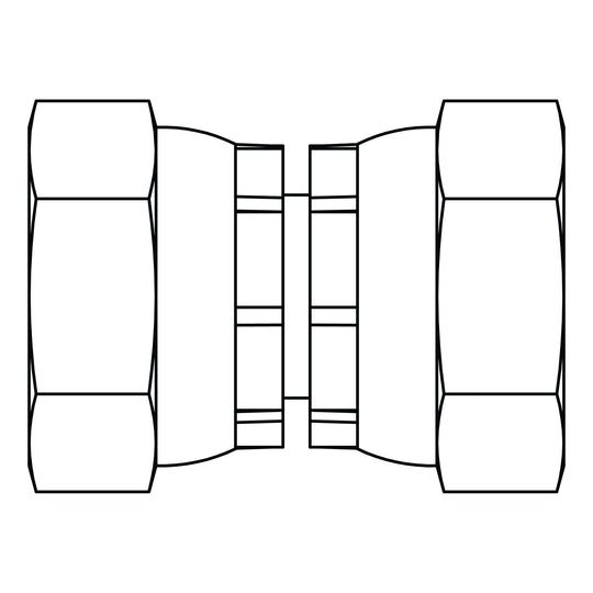 3426 - 02 - 02 BSPP Swivel Union - GetHydraulics.com
