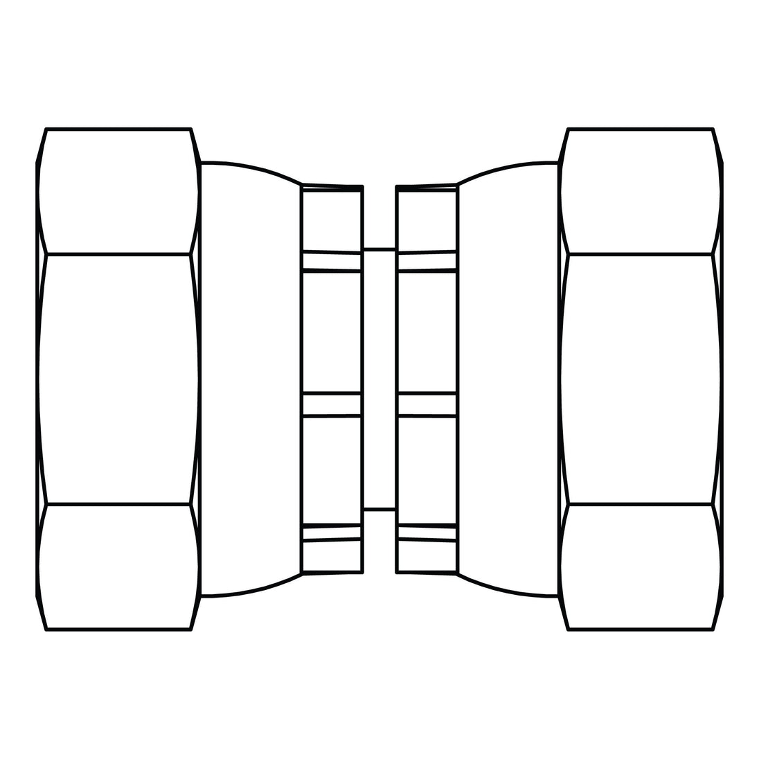 3426 - 24 - 24 BSPP Swivel Union - GetHydraulics.com