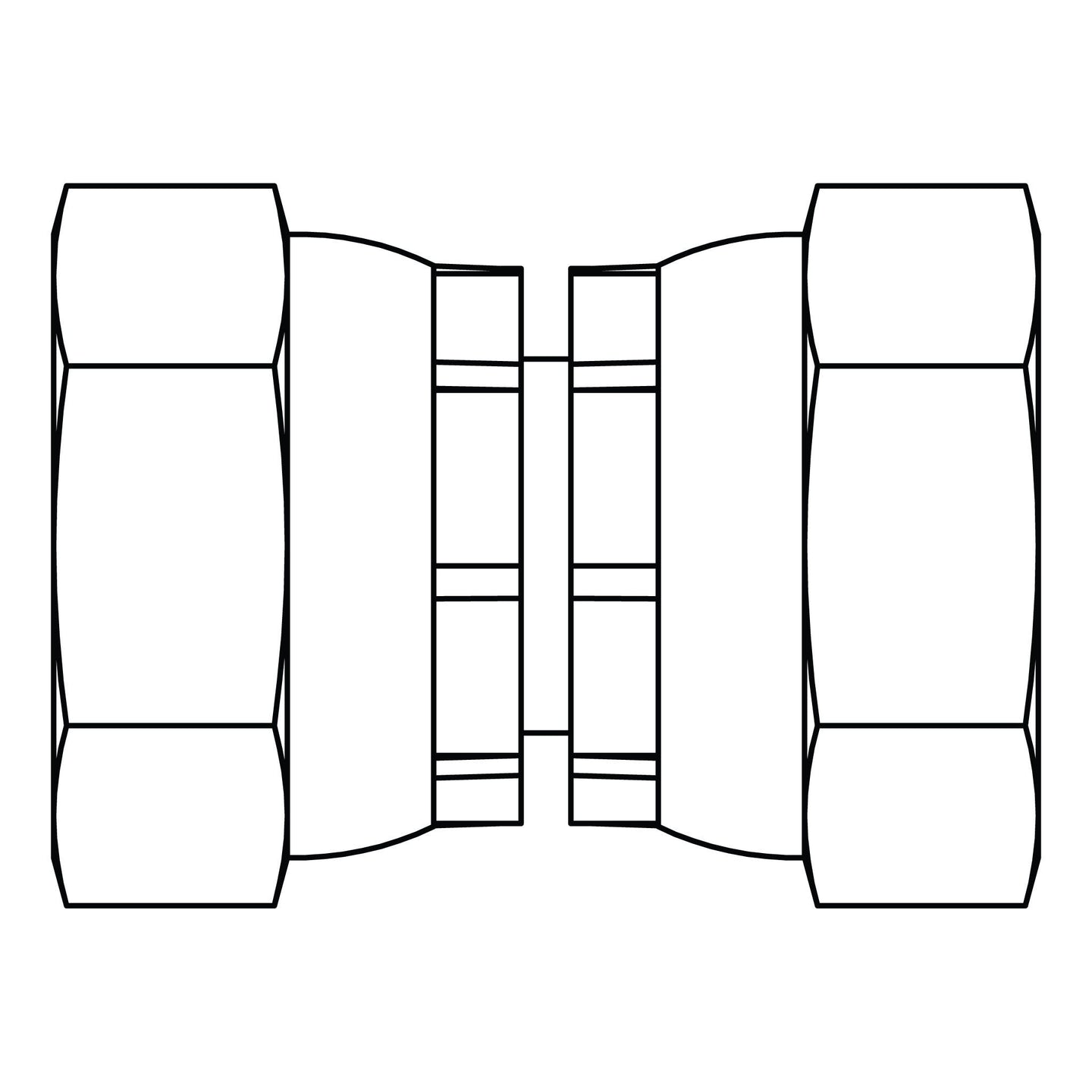 3426 - 24 - 24 BSPP Swivel Union - GetHydraulics.com