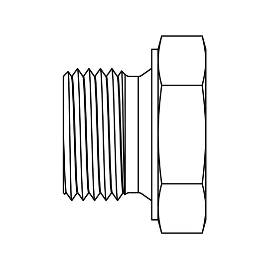 3430 - 08 - 04 BSPP Reducer Bushing - GetHydraulics.com