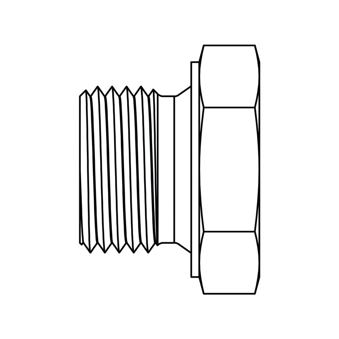 3430 - 16 - 08 BSPP Reducer Bushing - GetHydraulics.com