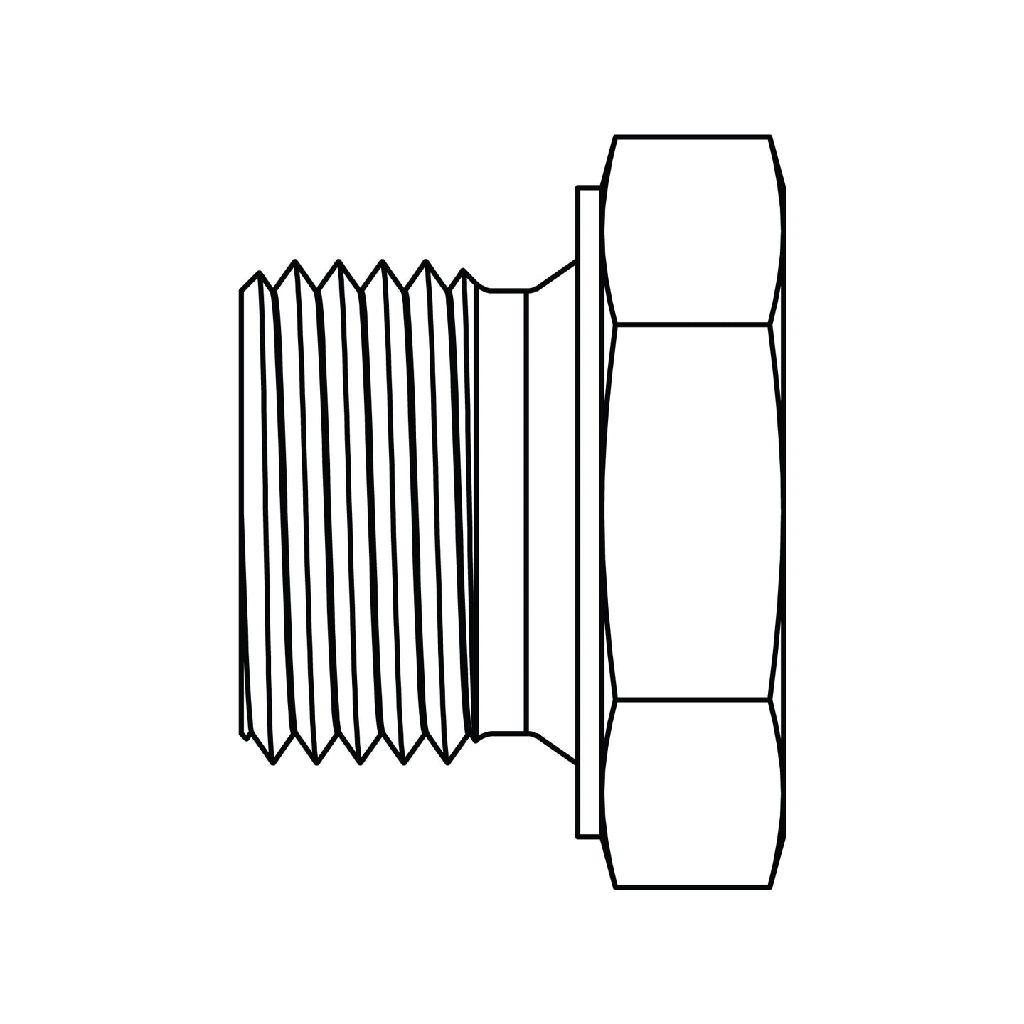 3430 - 24 - 12 BSPP Reducer Bushing - GetHydraulics.com