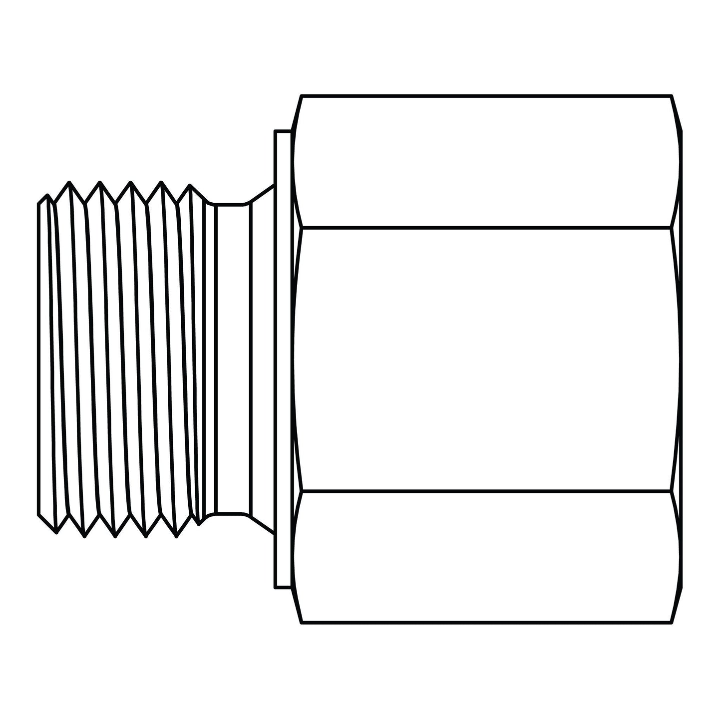 3435 - 24 - 24 BSPP to BSPP Extended Bushing - GetHydraulics.com