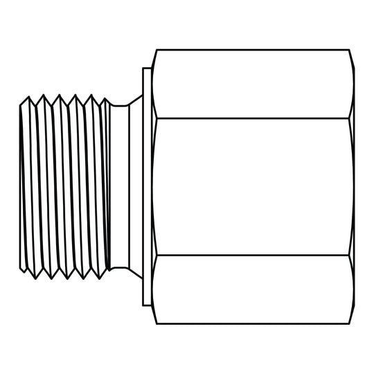 3455 - 06 - 04 BSPP to Pipe - GetHydraulics.com