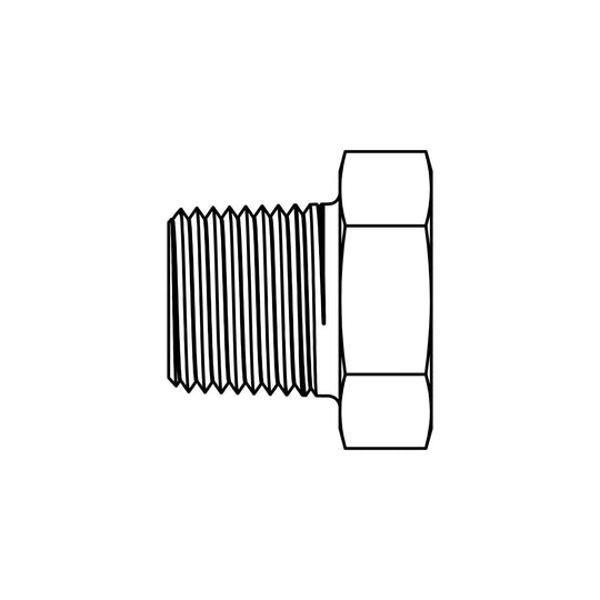 3508 - 10 BSPT Plug - GetHydraulics.com