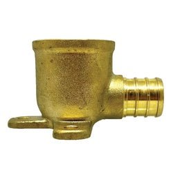 35096 90 deg Drop Ear Elbow, 3/4 in PEX x 3/4 in FIP, Brass - GetHydraulics.com