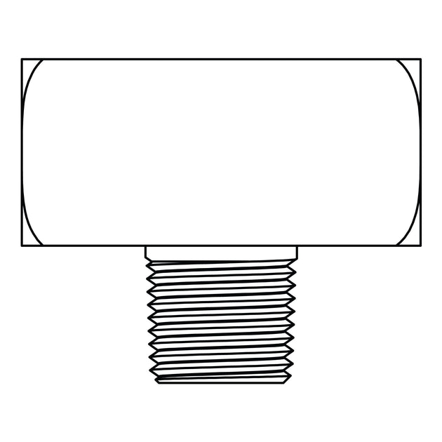 3600 - 04 - 04 - 04 Pipe Branch Tee, Brass - GetHydraulics.com