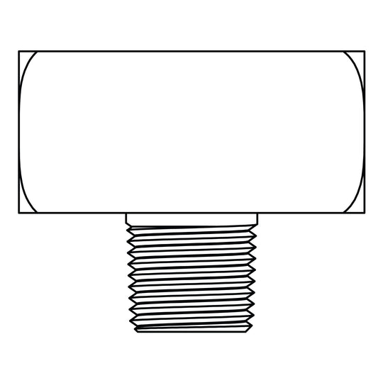 3600-02-02-02 Pipe Branch Tee, Brass