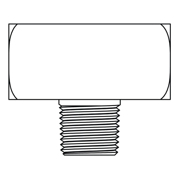 3600-06-06-06 Pipe Branch Tee, Brass
