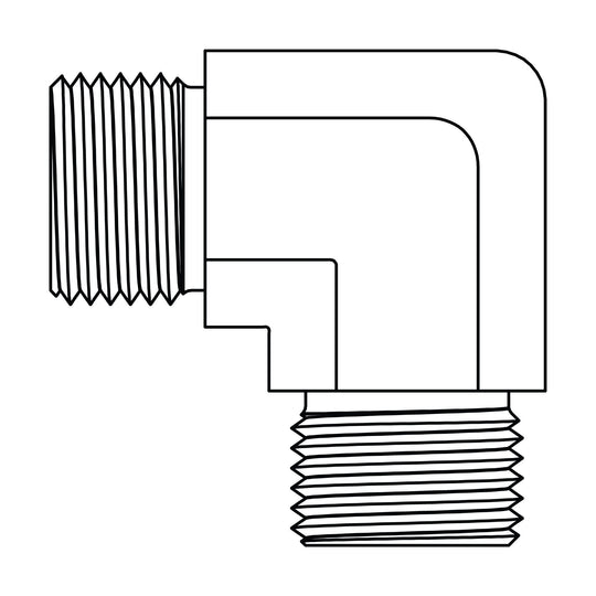 3601 - 04 - 04 BSPP to BSPP Elbow 90 - GetHydraulics.com