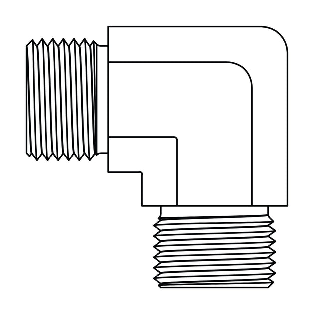 3601 - 06 - 04 BSPP to BSPP Elbow 90 - GetHydraulics.com