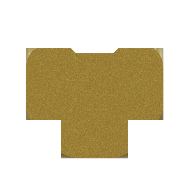 3700 - 02 - 02 - 02 Pipe Tee, Brass - GetHydraulics