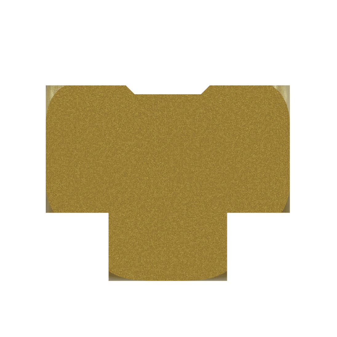 3700 - 12 - 12 - 08 Pipe Tee, Brass - GetHydraulics