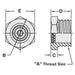 3700 PSI Hydraulic Metal Sight Glasses (NPT - PLUG) - GetHydraulics