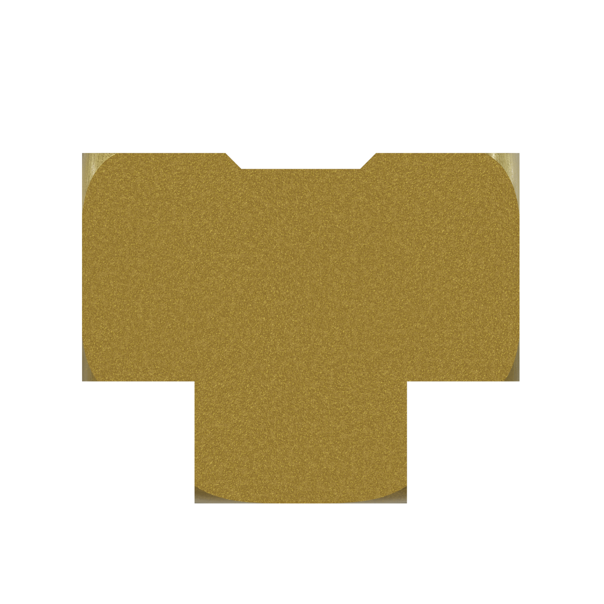 3700-12-12-12 Pipe Tee, Brass