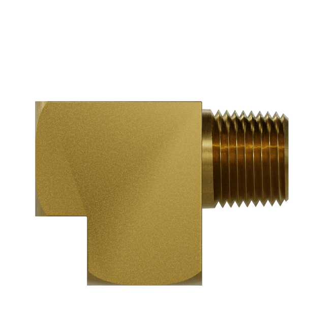 3750 - 04 - 04 - 04 Run Pipe Tee, Brass - GetHydraulics