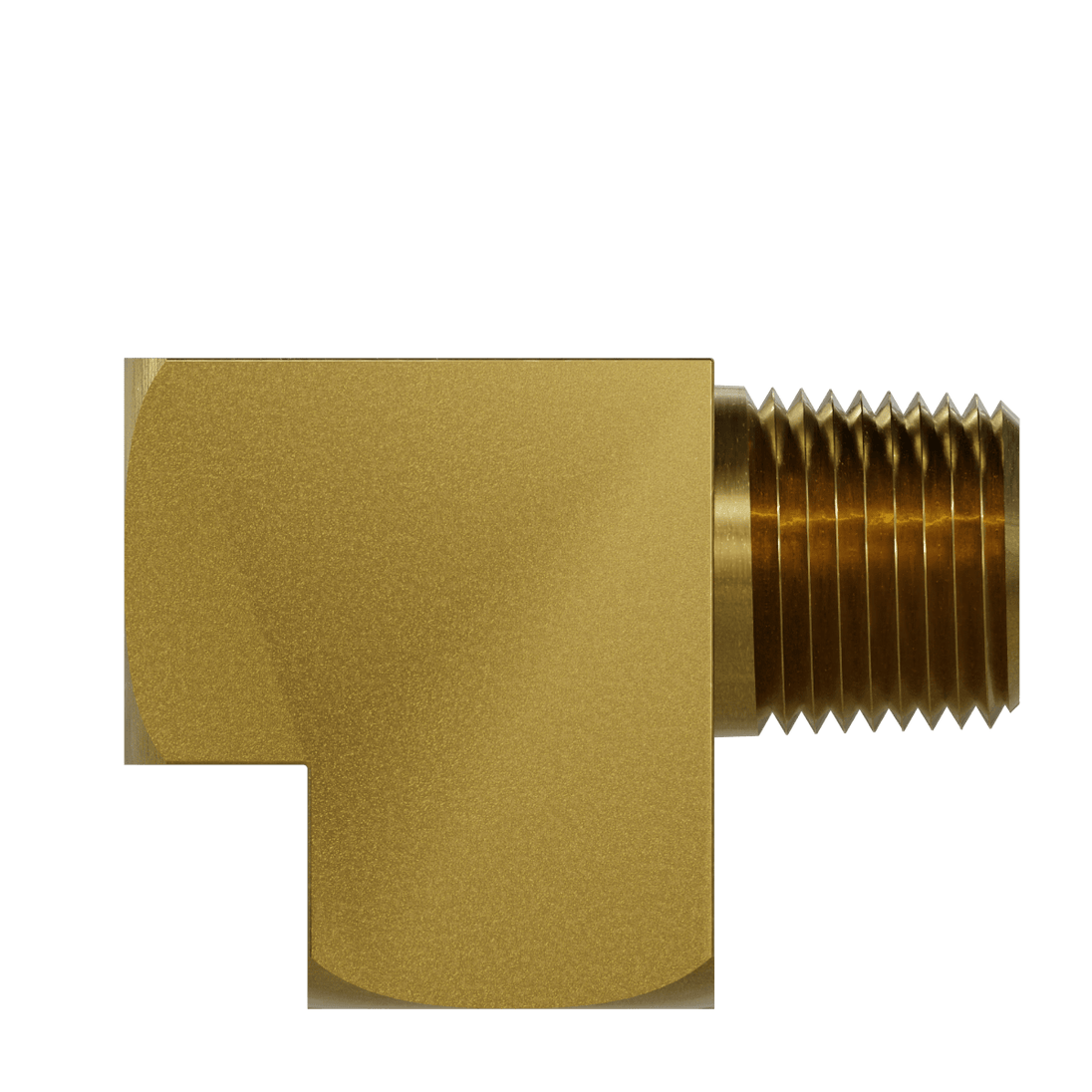 3750 - 06 - 06 - 06 Run Pipe Tee, Brass - GetHydraulics