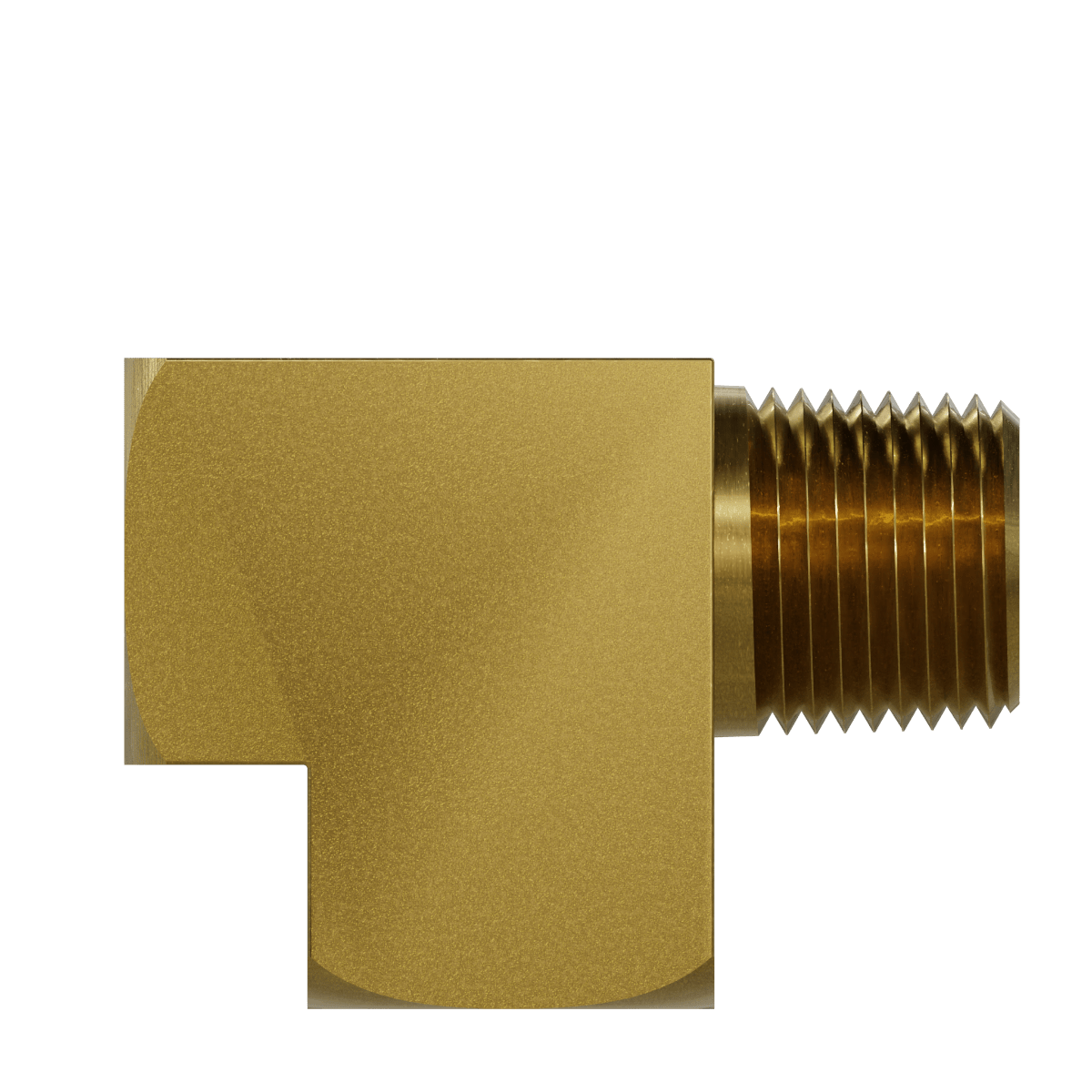 3750 - 06 - 06 - 06 Run Pipe Tee, Brass - GetHydraulics