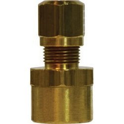 38059 Adapter, 3/4 in Tube OD x 1/2 in FPT, Brass - GetHydraulics.com