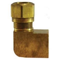 38120 90 deg Elbow, 5/8 in Tube OD x 1/2 in FNPTF, Brass - GetHydraulics.com