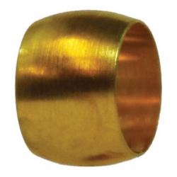 38161 Sleeve, 1/4 in Tube OD x 1/4 in Tube OD, Brass - GetHydraulics.com