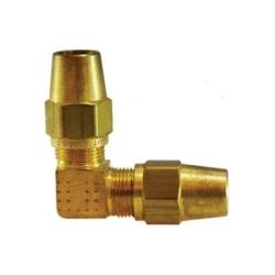 38199 90 deg Elbow, 5/8 in Tube OD x 5/8 in Tube OD, Brass - GetHydraulics.com