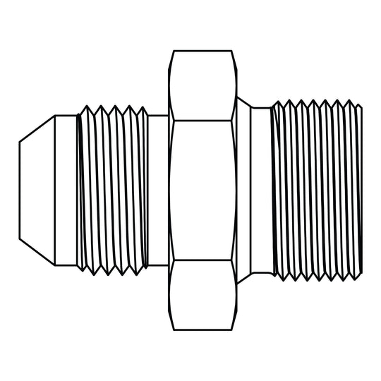 3820 - 04 - 08 JIC to BSPP Dual Purpose - GetHydraulics.com