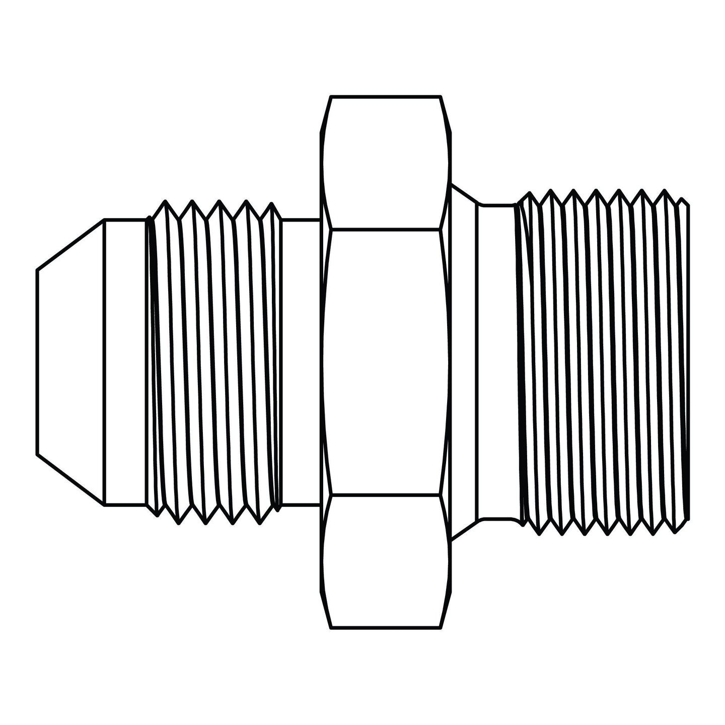 3820 - 16 - 08 JIC to BSPP Dual Purpose - GetHydraulics.com