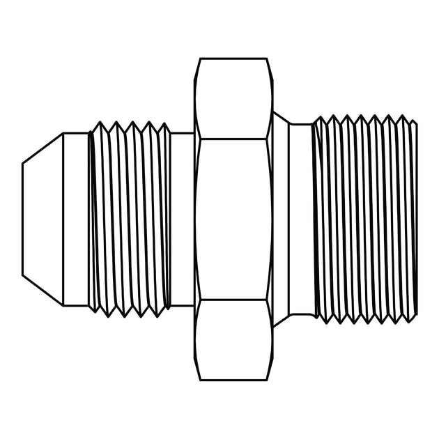 3820 - 16 - 08 JIC to BSPP Dual Purpose - GetHydraulics.com