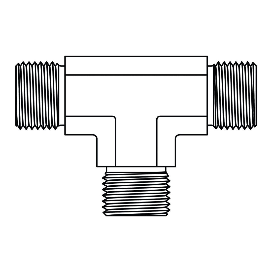 3823 - 32 - 32 - 32 BSPP Tee - GetHydraulics.com