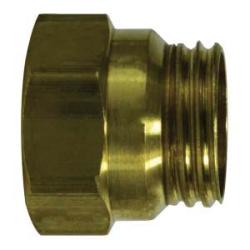 38313 Nut, 1/2 in Tube, Brass - GetHydraulics.com