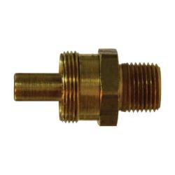 38324 Adapter Body, 3/8 in Hose x 1/4 in MPT, Brass - GetHydraulics.com