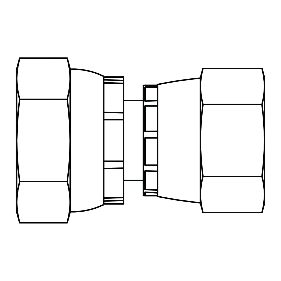 3835 - 10 - 10 BSPP Swivel to JIC Swivel - GetHydraulics.com