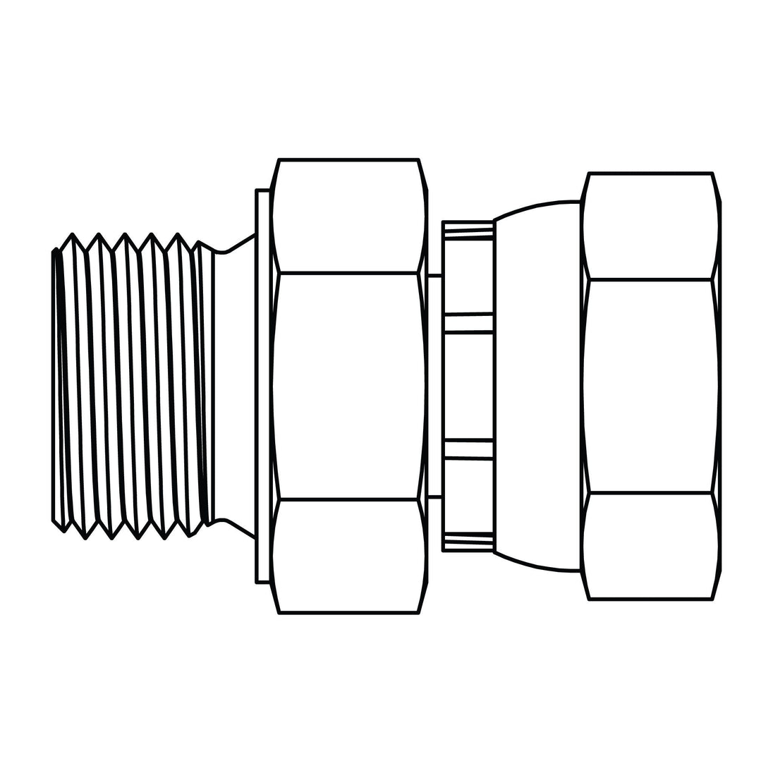 3840 - 16 - 20 BSPP to BSPP Swivel - GetHydraulics.com