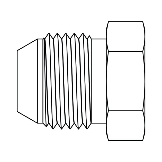 3862 - 16 JIS Plug (30 Seat BSPP Thread) - GetHydraulics.com