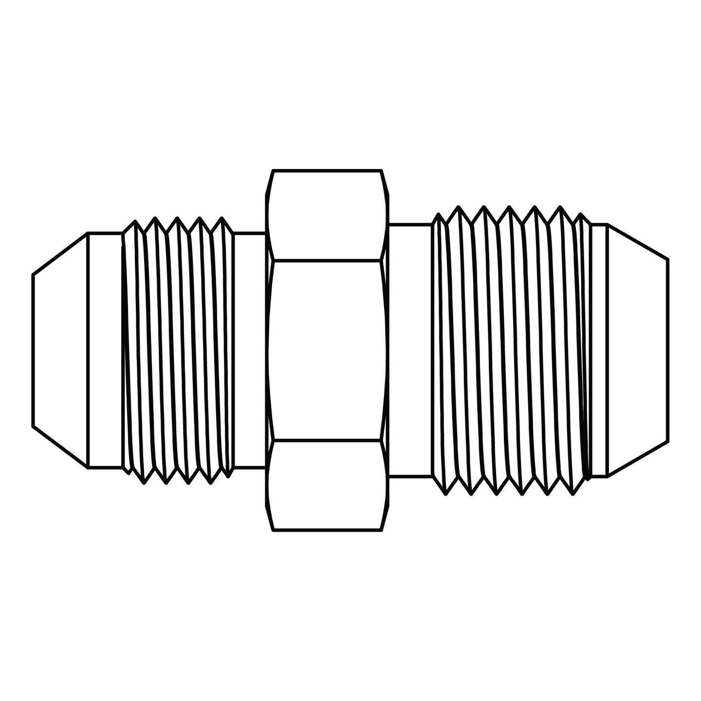 3864 - 12 - 12 JIC - JIS (30 Seat BSPP Thread) - GetHydraulics.com