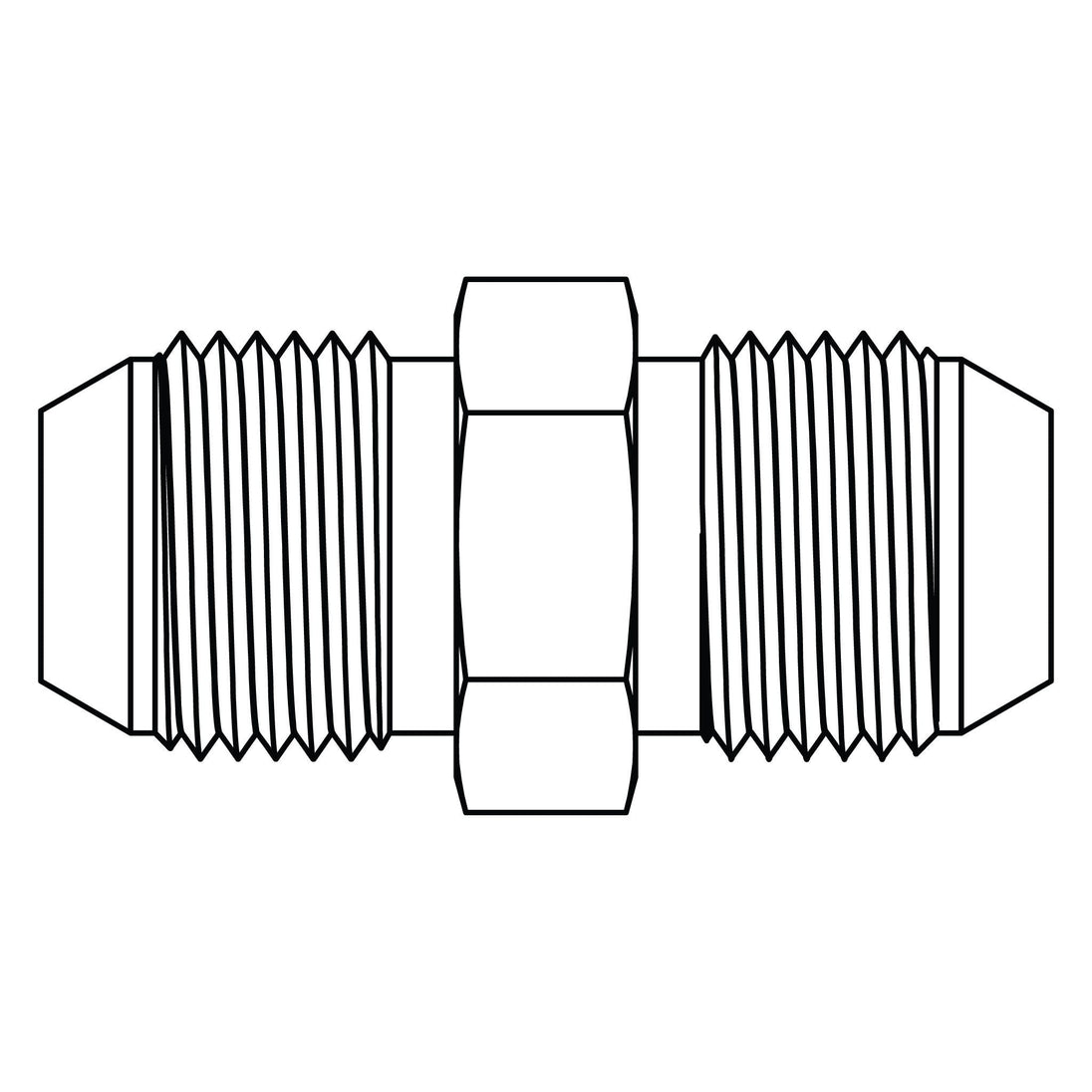 3866 - 06 - 06 JIS Union (30 Seat BSPP Thread) - GetHydraulics.com