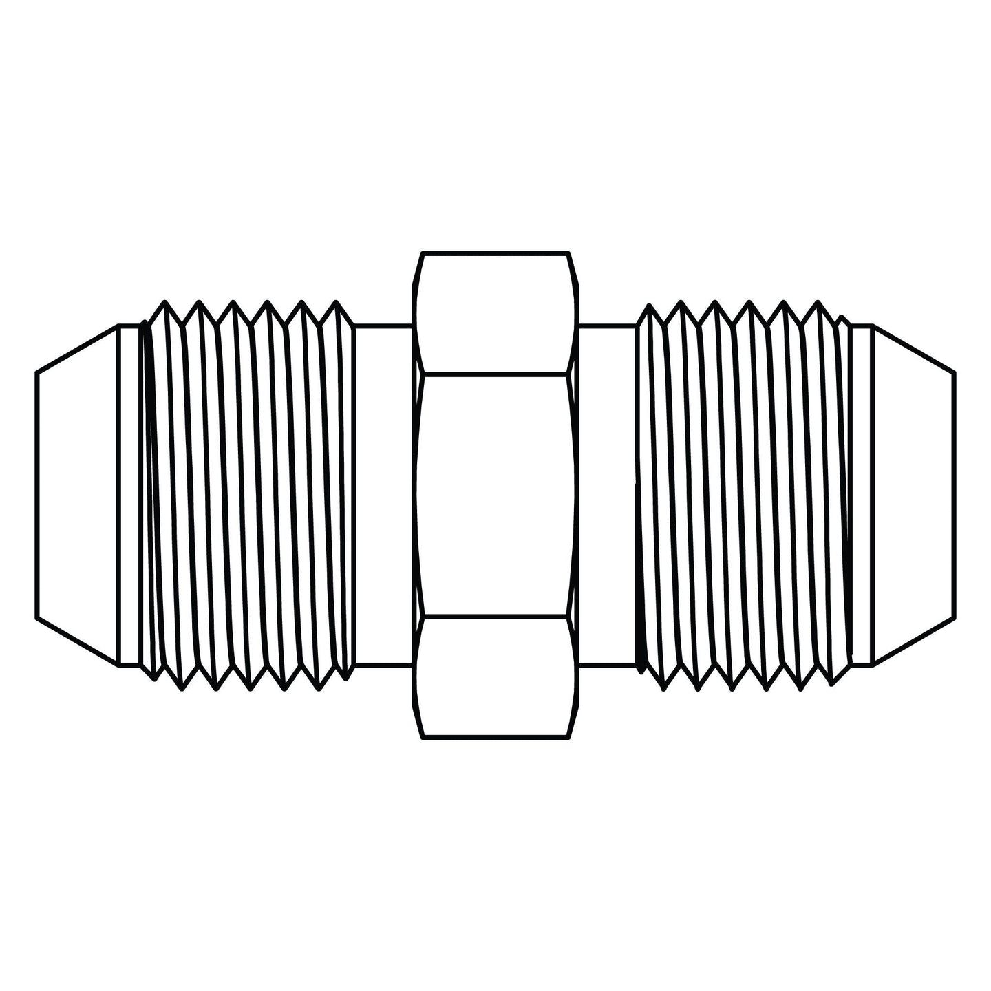 3866 - 12 - 12 JIS Union (30 Seat BSPP Thread) - GetHydraulics.com