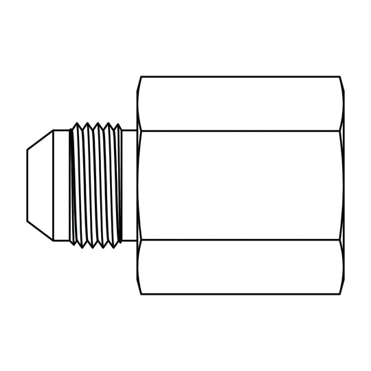 3871 - 04 - 04 JIC - JIS Solid (30 Seat BSPP Thread) - GetHydraulics.com