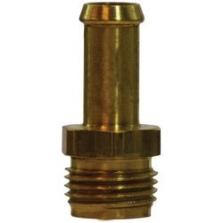 38830 Connector, 5/16 in Hose Barbed x 5/16 in Male Inverted Flared, Brass - GetHydraulics.com