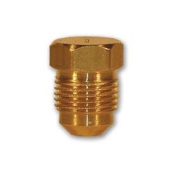 39 - 8 Plug, 1/2 in 45 deg Flared, Brass - GetHydraulics.com