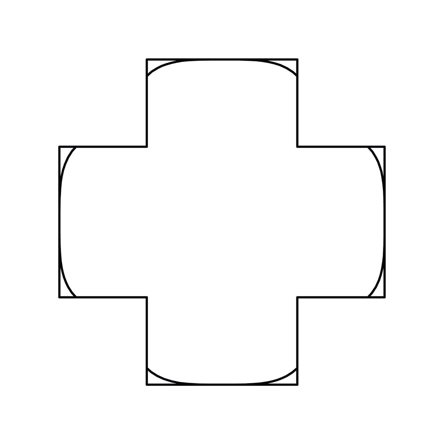 3950-02-02-02-02 Pipe Cross, Brass