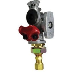 39524 Knob - Style Emergency Shut - Off Gladhand, Rubber Seal, Aluminum Body - GetHydraulics.com
