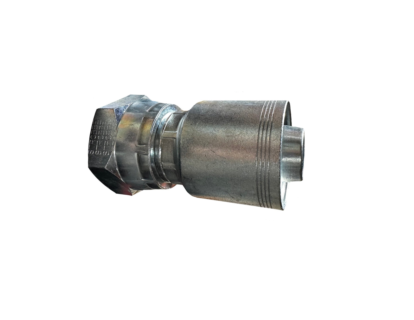 400XF-FDINX-16-30S-42 XTRAFIT, 4 wire hose fitting, 1" Hose x 42MM x 20 (30S) Female Swivel