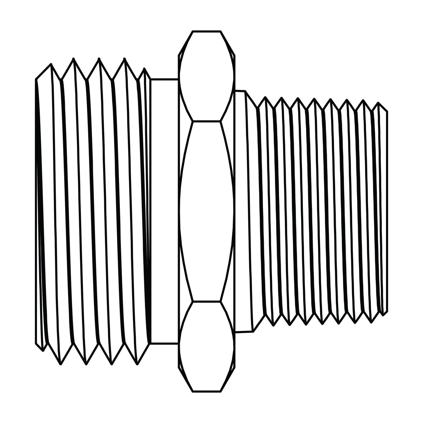 4024 - 12 - 08 GHT to Pipe, Brass - GetHydraulics