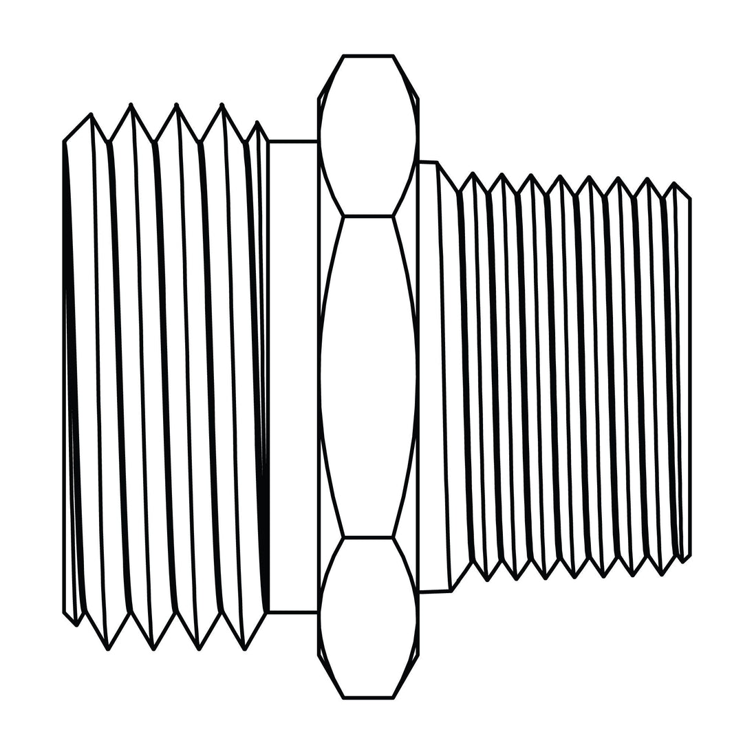 4024 - 12 - 12 GHT to Pipe, Brass - GetHydraulics