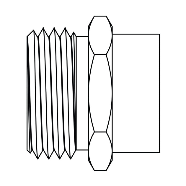 4026 - 12 - 08 GHT to Pipe, Brass - GetHydraulics.com