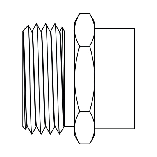 4026 - 12 - 12 GHT to Pipe, Brass - GetHydraulics.com