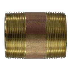 40280 Seamless Pipe Nipple, 2 in MPT x 2 in MPT, 72 in, Brass - GetHydraulics.com