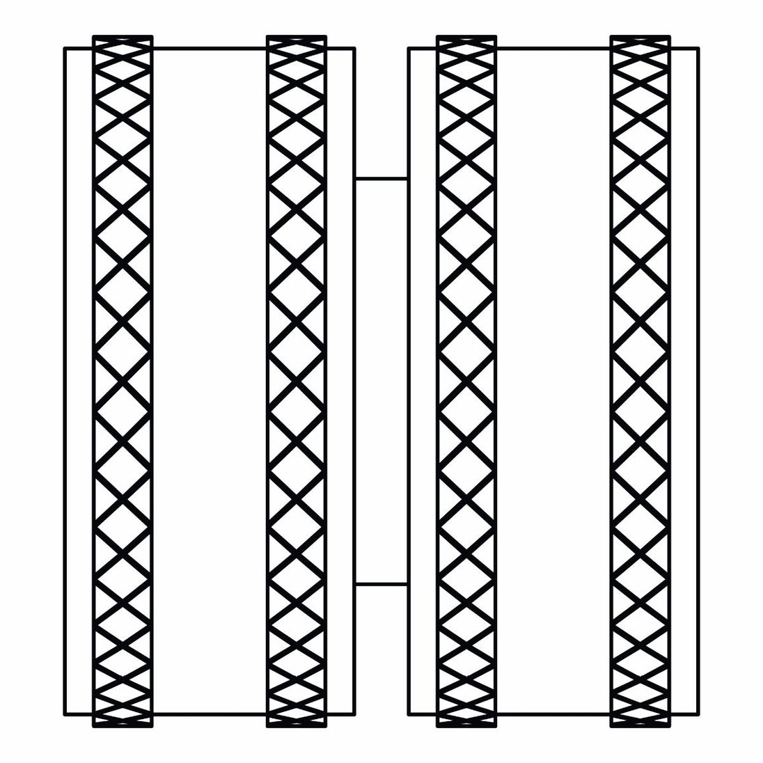 4040 - 12 - 12 Female GHT Swivel Union, Brass - GetHydraulics